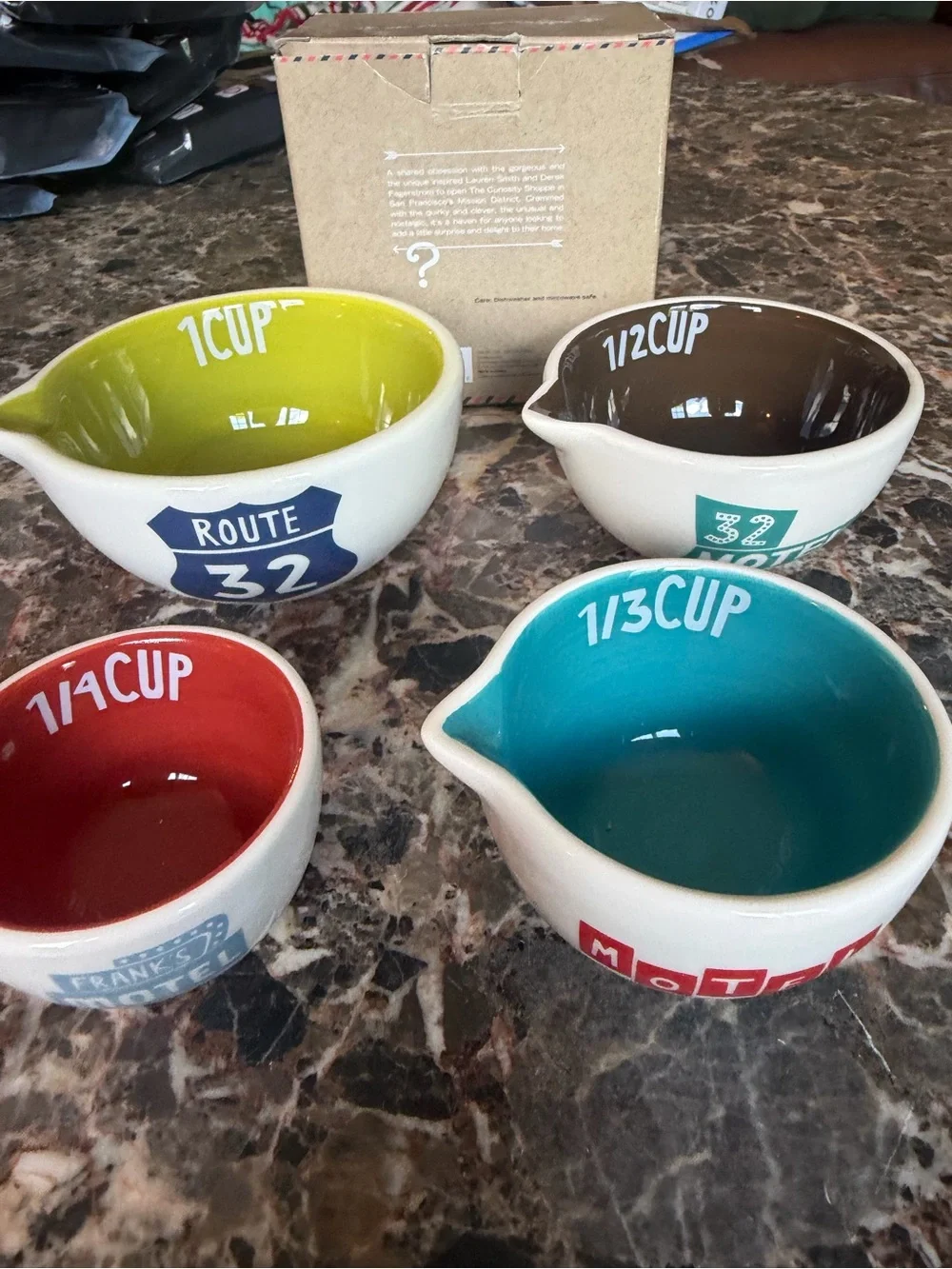 The Curiosity Shoppe Nesting Measuring Cups - Multicolor